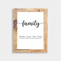 Poster “Family”