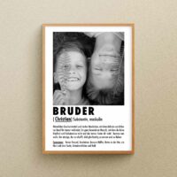 Poster “Definition Bruder”