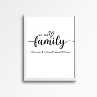 Poster “we are Family”